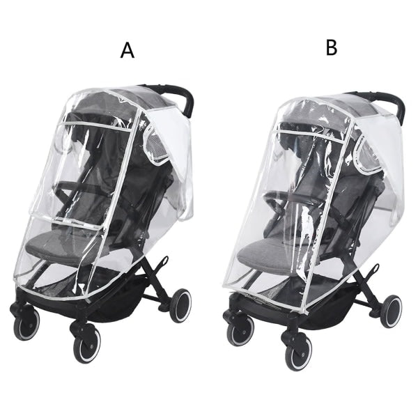 Universal Rain Cover for Strollers Protect Against Cover Snow Fo B - Image 3