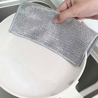 15-pack comfortable and effective wire dishcloths - Image 4