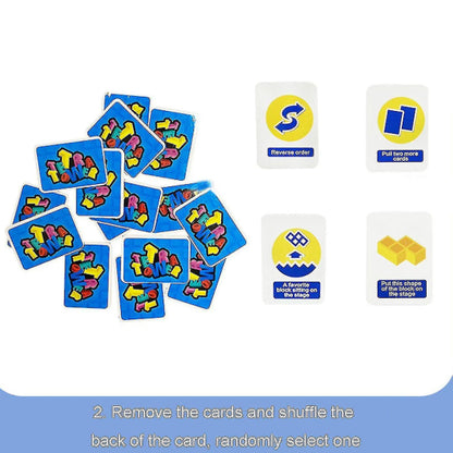 48 pcs Tetra Tower Balance Stacking Block Game, 100% New - Image 3