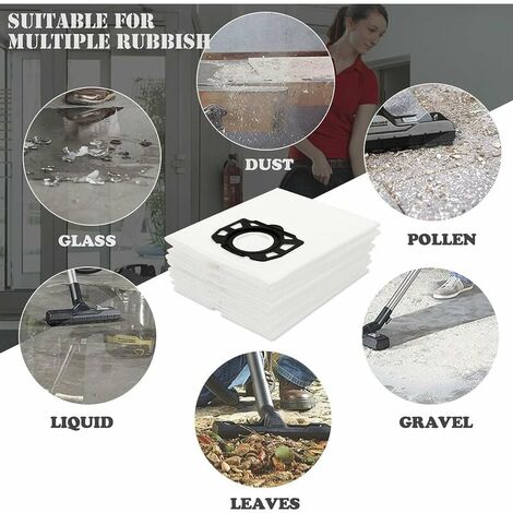 10 pcs vacuum cleaner bags for Karcher WD4 WD5 WD6 Karcher bag MV4, MV5 and MV6 vacuum cleaner bags for Karcher - Image 5