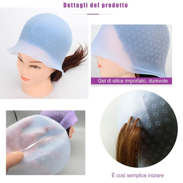 Hair Curl Cap - Hair Curls - Silicone - Hair Color - Image 2