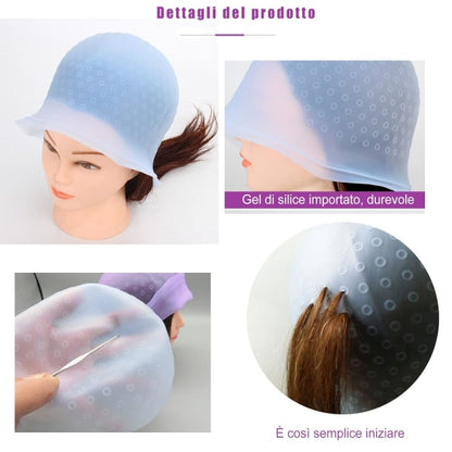 Hair Curl Cap - Hair Curls - Silicone - Hair Color - Image 2