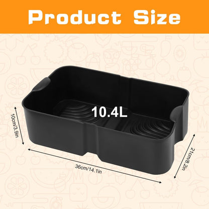 Silicone Molds for Air Fryer, Ninja Flex Drawer Air Fryer, Reusable for 10.4L - Image 2