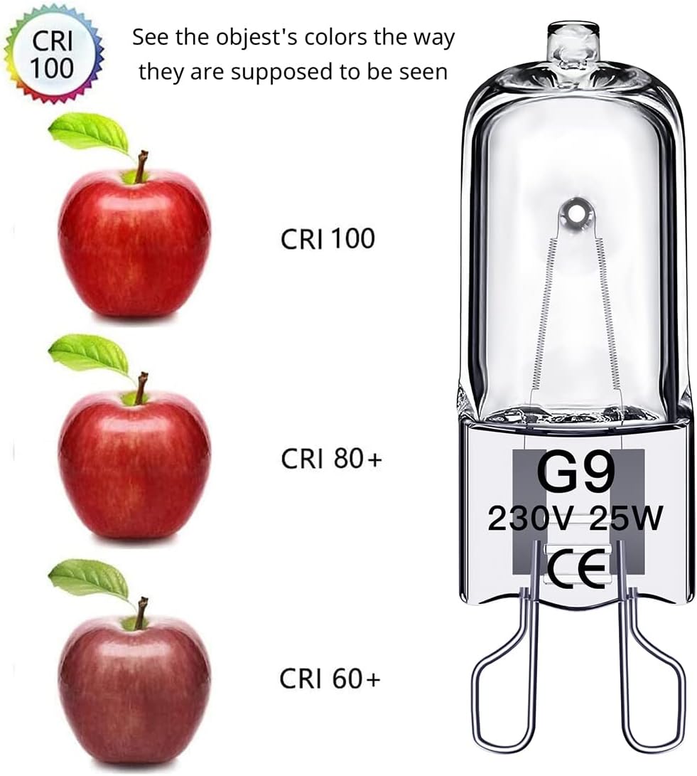 G9 halogen bulbs 60W, 230V, 10-pack 60W 60W - Image 3