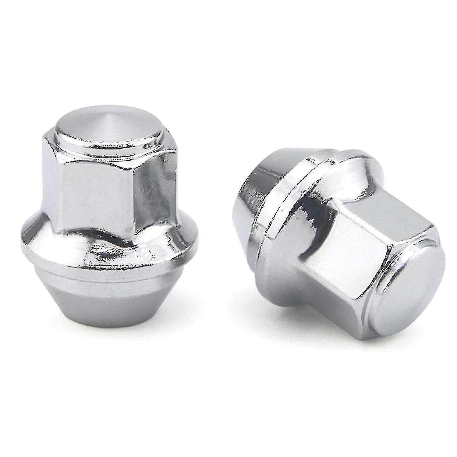 Aluminum Wheel Nuts. M12 X 1.5 Conical 19mm Hex Replacement for Ford Alloy Wheels (Silver) - Image 5
