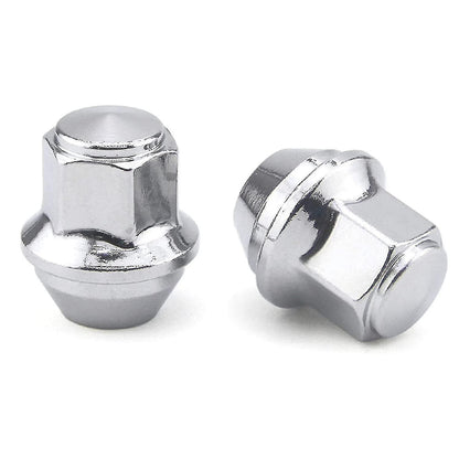 Aluminum Wheel Nuts. M12 X 1.5 Conical 19mm Hex Replacement for Ford Alloy Wheels (Silver) - Image 5