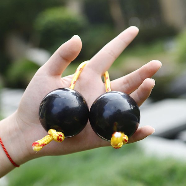 Shaker Rattle Double Gourd Polyrhythmic Percussion Instrument Black - Image 5