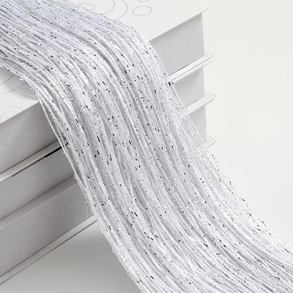 String Curtains Door Mosquito Net, Elegant Divider Tassel Curtain for Home Decor, Partition Curtain for Doors and Windows, White (100x200cm) - Image 3