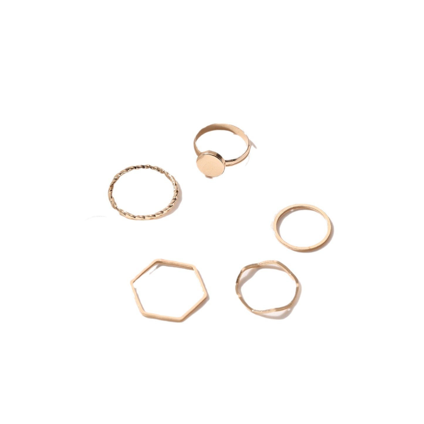 Fashion women's ring open ring led ring little finger ring set Amazon ZCR015 - Image 5