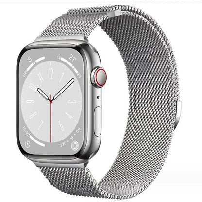 Compatible with Apple Watch bracelet 44/40/45mm 49mm 41mm 38mm 42mm Wristband iwatch Series 9 3 6 5 SE 7 8 Ultra 2 starlight - silver silver 42mm/44mm/45mm/49mm