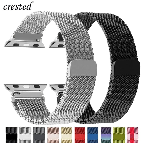 Compatible with Apple Watch bracelet 44/40/45mm 49mm 41mm 38mm 42mm Wristband iwatch Series 9 3 6 5 SE 7 8 Ultra 2 starlight - silver silver 42mm/44mm/45mm/49mm - Image 2