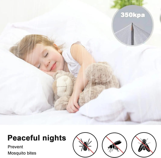 Bed canopy, bed canopy, single/double bed mosquito net, bed canopy adult/girl/baby/child mosquito net - Image 3