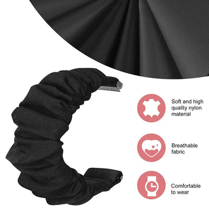 Compatible with Samsung Galaxy Watch 4 40mm 44mm Bracelet Scrunchies Bracelet for Samsung Galaxy Watch4 Classic 42mm Black galaxy watch6 - Image 5