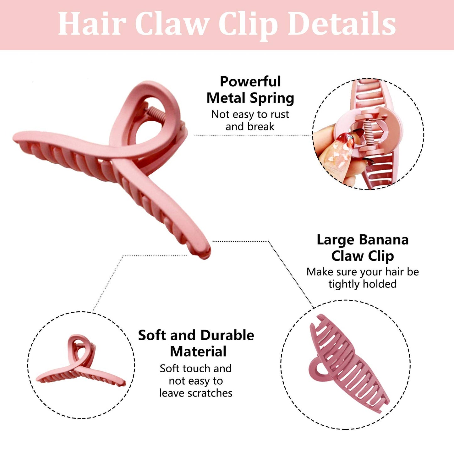 pcs hair clips, hair clip with strong hold for hair clips Hair styling accessories for women and girls - Image 3