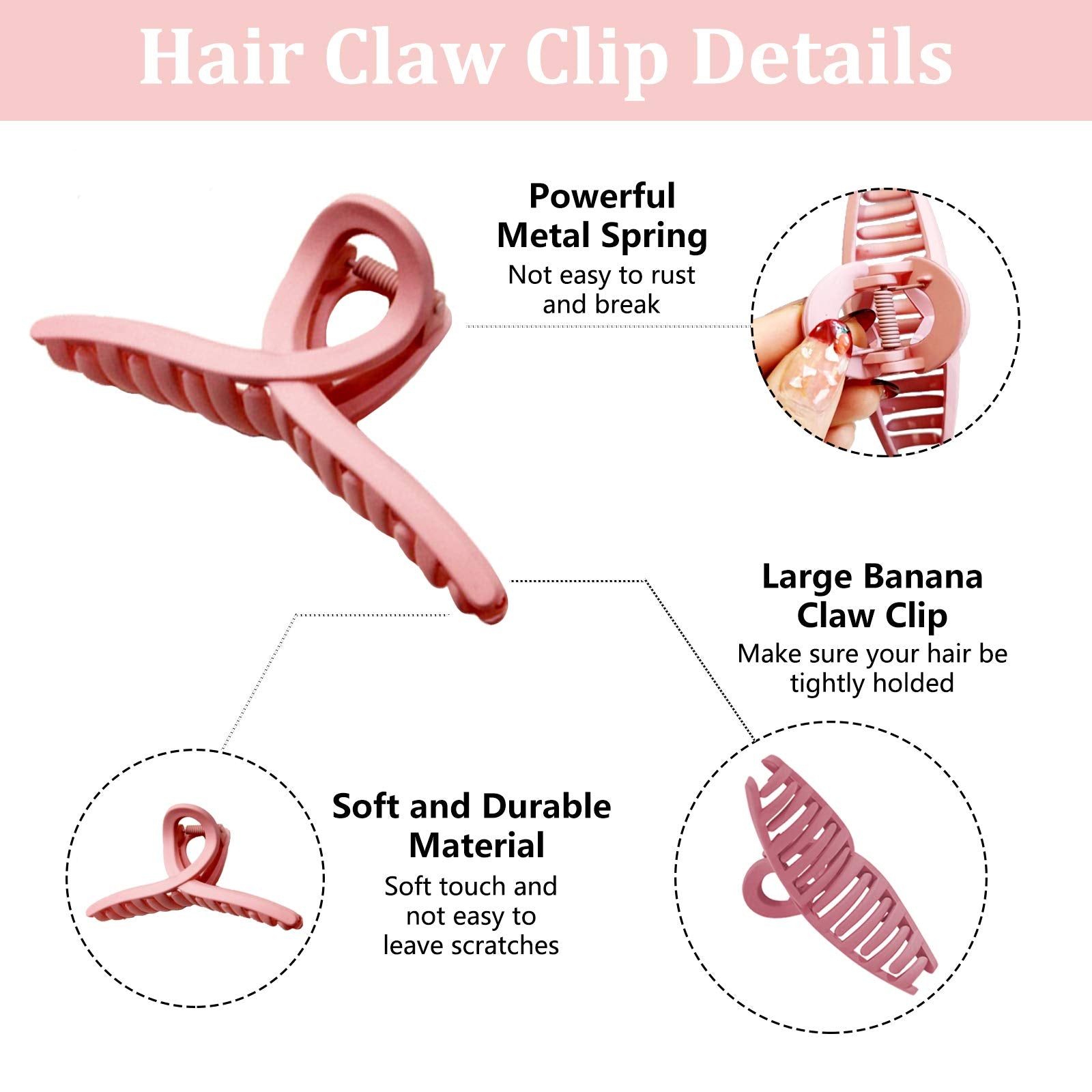 pcs hair clips, hair clip with strong hold for hair clips Hair styling accessories for women and girls - Image 3