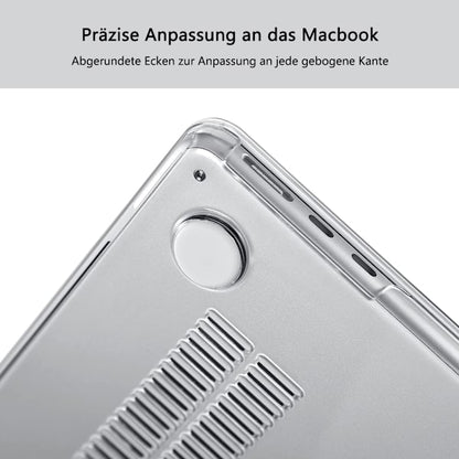 Case compatible with NEW MacBook Air 13.6 inch M2 A2681, 2022 release, ultra-thin smooth hard shell protective case, crystal clear - Image 3