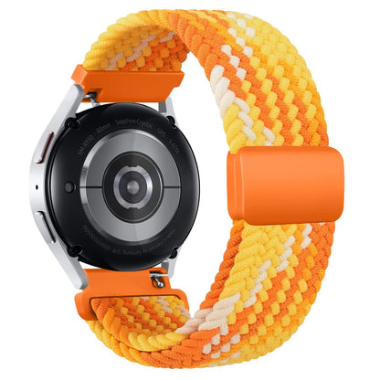 20mm Braided Sololoop for Garmin Vivoactive 5/3/3 Music Band Wristband for Garmin VivoMove3/Trend/Sport Venu SQ/SQ2/2plus Strap Rainbow Rainbow 20mm - Image 6