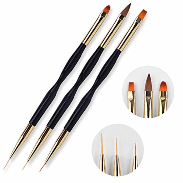 2pcs Polygel Brush and Picker with Double Ends, 2 in 1 Design Polygel_max - Image 4