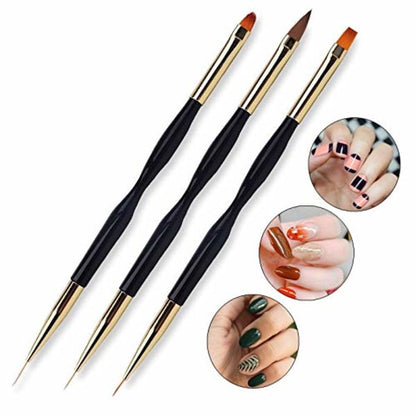 2pcs Polygel Brush and Picker with Double Ends, 2 in 1 Design Polygel_max - Image 5