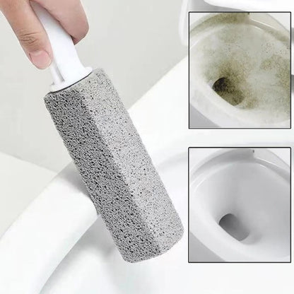 Pumice Toilet Brush Household Toilet Bowl Cleaning Limesc - Gray 3.8*3.8*23.5CM - Image 2