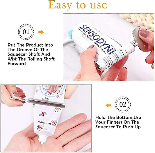 pcs metal toothpaste tube clips, stainless steel toothpaste tube clip, tube clip for all tubes - Image 2
