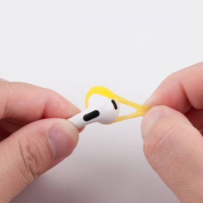 sets of earplugs for Airpods Pods 3 silicone ear caps Bluetooth compatible headphones Earplugs Ear cushions Ultra-thin anti-slip Blue red yellow Blue red yellow - Image 4