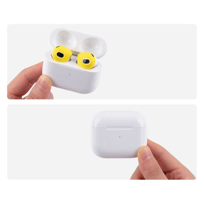 sets of earplugs for Airpods Pods 3 silicone ear caps Bluetooth compatible headphones Earplugs Ear cushions Ultra-thin anti-slip Blue red yellow Blue red yellow - Image 9