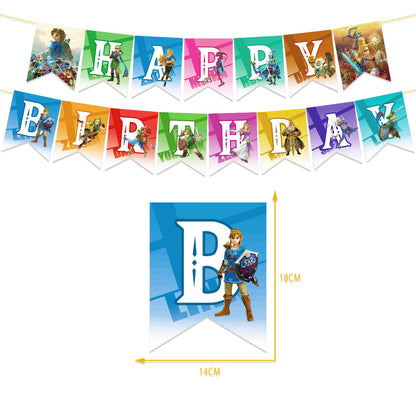 The Legend of Zelda Party Decorations: Complete set for a Hyrule-themed birthday party! Package 2 30-pack balloons Package 2 30Pcs Balloons Set - Image 2
