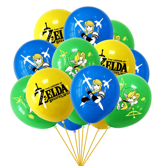 The Legend of Zelda Party Decorations: Complete set for a Hyrule-themed birthday party! Package 2 30-pack balloons Package 2 30Pcs Balloons Set - Image 3