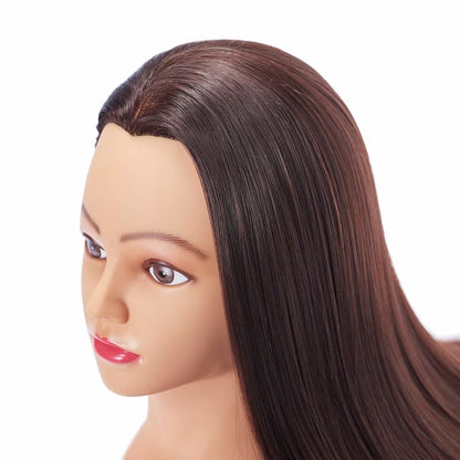 65CM Mannequin Head Hairdressing Training Cosmetology Mannequin - Image 3