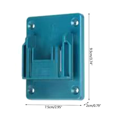 Set of 6 battery holders for Makita batteries: drill, wall mount for Makita drills 14.4V 18V wall storage tool - Image 5