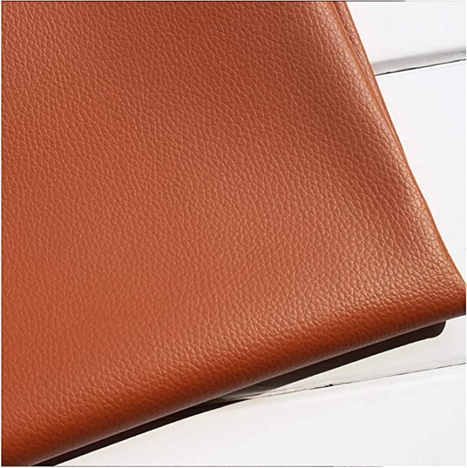 INF Self-Adhesive Repair Patch Faux Leather 50x138 cm Light Brown - Image 2