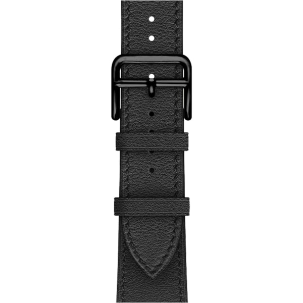 Black/Brown Compatible with Apple Watch Strap 38/40/41 mm, Leather - Image 5