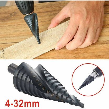 HSS Step Drill Conical Metal Drill Bit 4-32mm for Screwdriver on Steel Wood Plastic - Image 4