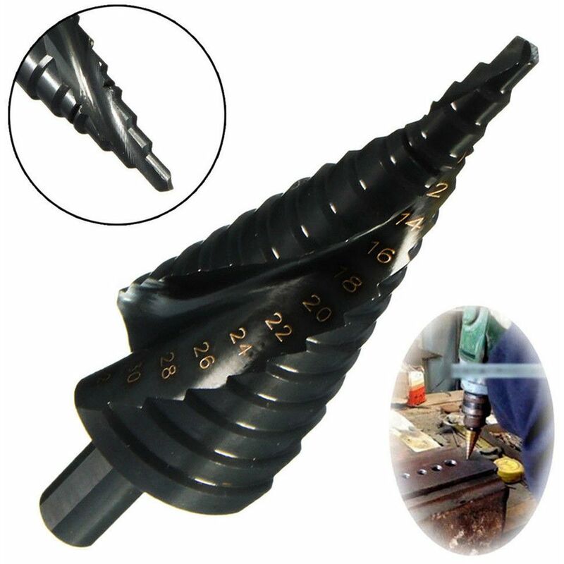 HSS Step Drill Conical Metal Drill Bit 4-32mm for Screwdriver on Steel Wood Plastic - Image 5