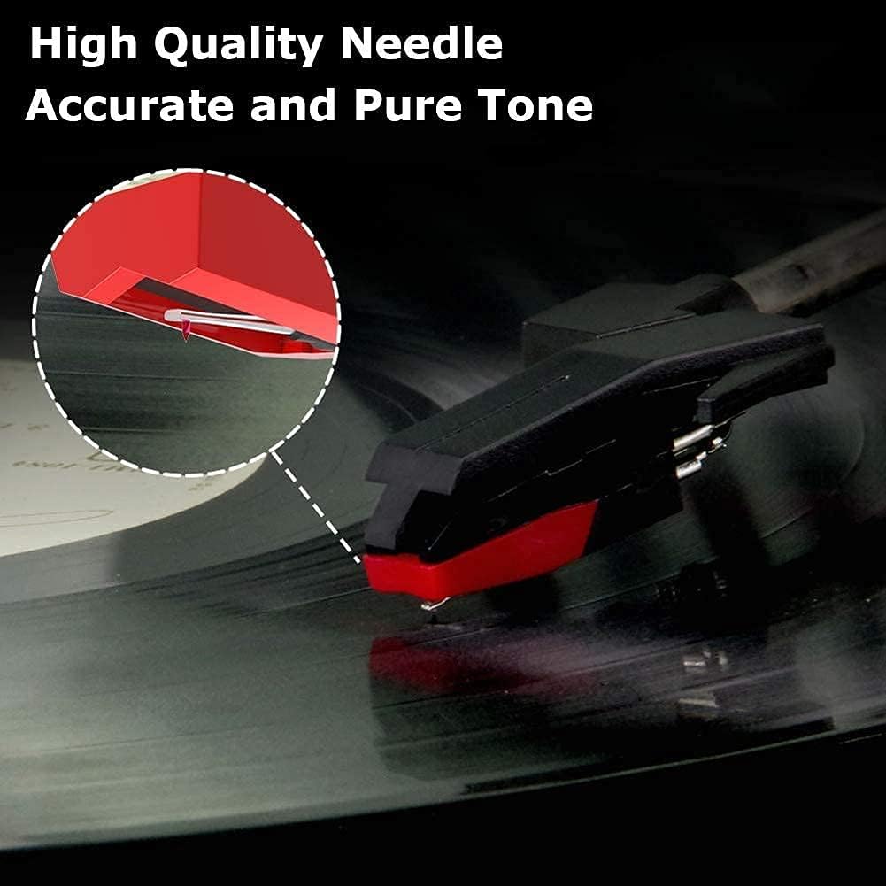 Turntable Needle, 5pcs Universal Turntable Needles, Replacement Needles for Gramophone, Compatible with ION Jenson Crosley Victrola Sylvania - Image 2