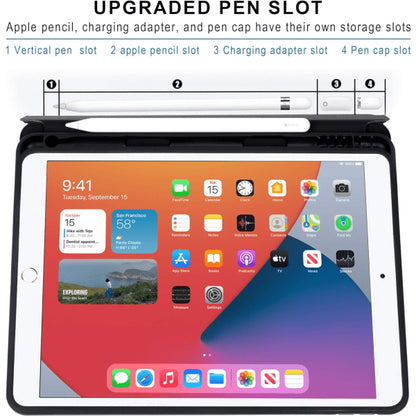 iPad 10.2 Case (9th Gen 2021) & (8th Gen 2020) & (7th 2019) Auto Wake/Sleep Cover - Image 3