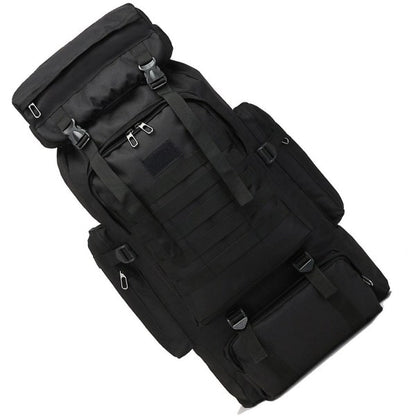80L Military Tactical Backpack Waterproof Fishing Bag Multifunctional Bag for Adults Outdoor Sports Climbing Camping Black - Image 5