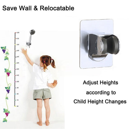 Adjustable Shower Head Holder, Self-Adhesive Handheld Shower Holder with 3M Sticker, Reusable, Durable, Waterproof, Wall Mount for Bathroom - Image 7