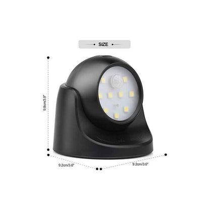 Outdoor Wall Light with Motion Sensor | 1000 Lumen LED Outdoor Lighting | Battery Powered Cordless Lighting | 360 Degree Rotation and Tilt - Image 3