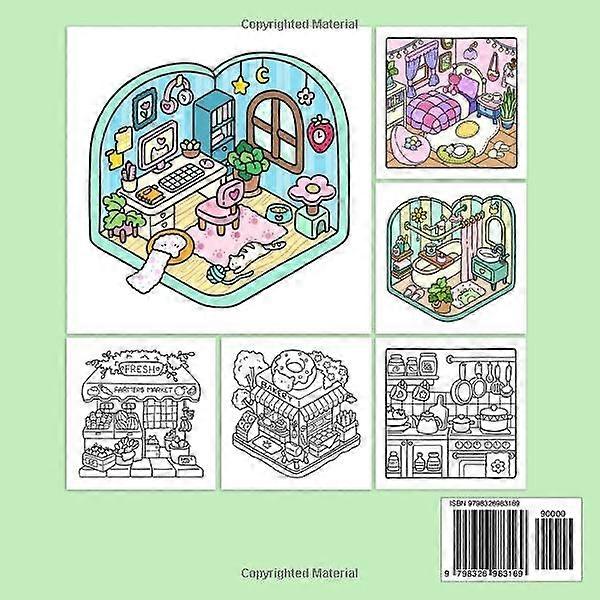 Coloring Book for Adults and Teens, Super Cute Patterns for Relaxation - Image 2