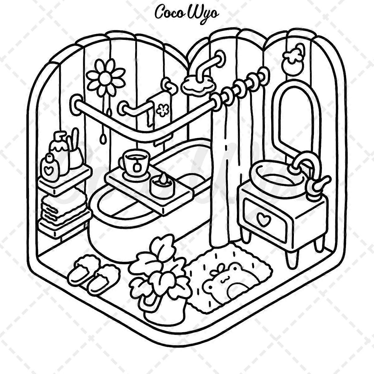 Coloring Book for Adults and Teens, Super Cute Patterns for Relaxation - Image 3
