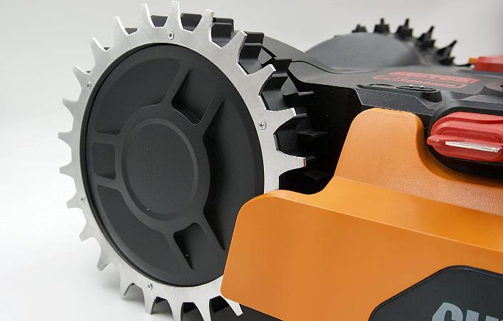 Worx Landroid Robotic Lawn Mower Pulley Sprocket Studs Anti-Slip Wheels-L Type 225mm, 2pcs - Image 3
