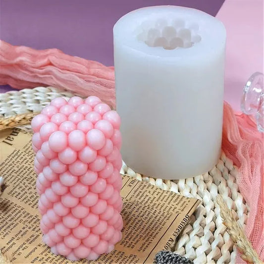 Candle mold, 3D cylindrical molds, geometric modern mold, candle making molds, DIY mold, molds for di_max - Image 3