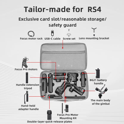 Bag for DJI 4 Gimbal Stabilizer, Compact Travel Case - Image 4