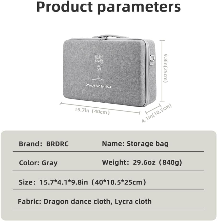 Bag for DJI 4 Gimbal Stabilizer, Compact Travel Case - Image 6
