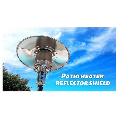 Patio Heater Reflector Plate, Outdoor Propane Heater Replacement Part - Top Dome, 3-Hole Mount, 3-'-UU- - Image 3