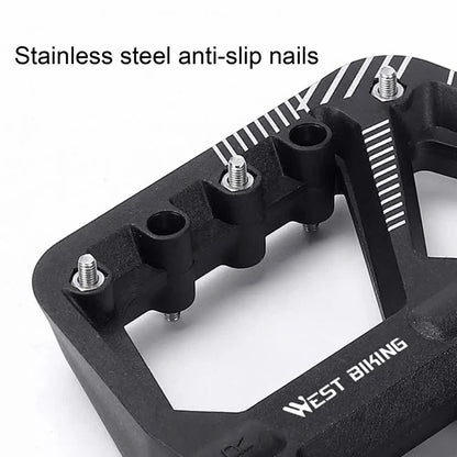 pair of wide pedals with non-slip surface and repair function, blue - Image 5