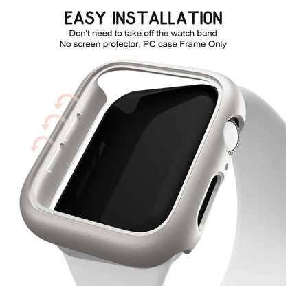 3pcs Hard PC Case for Apple Watch 45mm 41mm 38mm 42mm 40mm 44mm Matte Bumper Case Frame for iWatch SE 9 8 7 6 5 4 3 2 3pcs 42MM Series 3 2 1 - Image 5