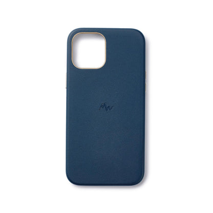 iPhone 12 / 12 Pro - MagSafe Leather Mobile Case - Marie Wolt Blu Blue iPhone 12/12 Pro - Image 2